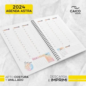 Agenda Astra 2024 para imprimir
