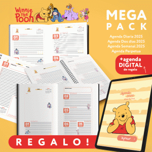 Pack - Winnie the Pooh agendas 2025 para imprimir