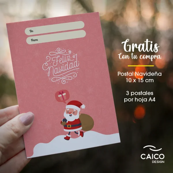 Postal Navideña de regalo