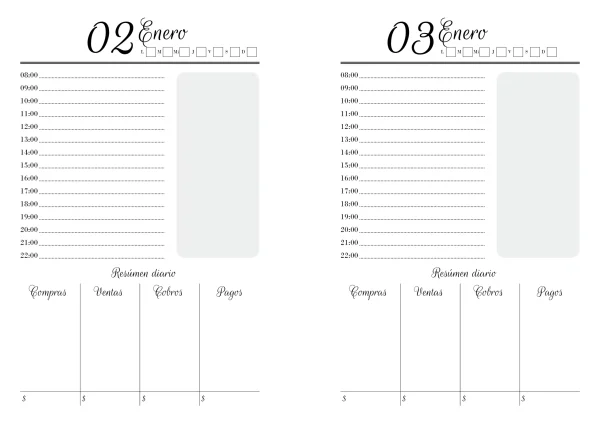 Agenda diaria perpetua emprendedora - Imagen 4